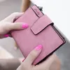 Wallets Women Wallet Simple Retro PU Leather Short Coin Purse Card Holders Handbag Girls Small Ladies Bolsa Feminina