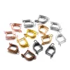 15-50pcs a leva del cerchio francese back-Op Open French Earring Hook Clasps per clip di orecchini fai-da-te Gioielli Flasping che producono accessori