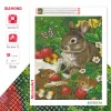 Momoart Diamond Painting Rabbit Wielkanocne nowe 2023 Diamentowe haft króliczka Zwierzę