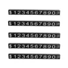 5 set set tag di prezzo combinato Numero in dollari Euro Cubi di cifre per abbigliamento Gioielli per laptop telefonico vetrina Display Prezzo contatore
