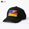 USA Germany Student Exchange Baseball Cap Hats для мужчин персонализированные пользовательские унисекс для взрослых подростков молодежь летние открытые кепки искусство