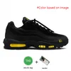 95 Tour Yellow 95S Designer Running Shoes Women Mens Hyper Turquoise Neon Triple Black Obsidian Solar Red Greedy Smoke Grey Platform Sports Big Size 46 Chaussures