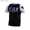 Radsporthemden Tops Bat Downhill Jersey Camiseta Motocross T-Shirt Enduro Jersey Bicycle Offroad Cycling Clothing Kleidung Maillot Ciclista Y240410