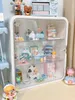 Wall Mounted Clear Mystery Box Showcase Collectible Figures Display Stand Case Dust Proof Jasmine Bubble Matt Doll Toy Organizer