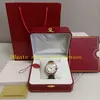 상자 남성 시계와 함께 2 색 남성 42mm 클래식 로마 숫자 로즈 골드 에버 로스 가죽 팔찌 WSBB0026 자동 기계식 시계 손목 시계