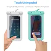 Universal Waterproof Phone Case Pouch For iPhone 13 12 11 Pro Max XS Max Samsung Galaxy S22 Cellphone Dry Bags For Swim Pool