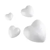 6/8.5/10/15 cm Nuovo cuore Schiam Stampo Modella di artigianato bianco Modellazione di polistirolo Modellazione di polistirene Fare di nozze decorazioni fai -da -te giocattoli