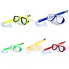 Children Kids Snorkel Set Scuba Snorkeling Mask Swimming Goggles Glasses with Dry Snorkels Tube Equipment Diving Gear