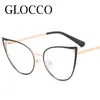 Lunettes de soleil Lunettes anti-bleu Lunes Lumières Blue pour femmes Cat Eye Oeil Optical Eyewear Blocking Myopie