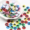 Color Movable Eye with Back Glue 6/8/10/12mm Creative Hand Craft Wiggly Eyeball Paste Kids DIY Googly Eyes Clay Accessories Toys