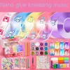 Toys Pet Nano Kleber kneten Musik blasen Blase Voller Set Nano -Klebeband Doppelte Paste Blasenblase Dekompression Spielzeugaufkleber