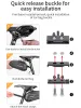 ROCKBROS Bicycle Bag Waterproof Mountain Road Bike Saddle Bag Cycling Tail Pannier Quick Release Rear Storage 1.7L