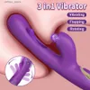 Andra hälsoskönhetsartiklar som tappar flappning av G-Spot-vibrator för kvinnor Rotation Klitoris Stimulator Wiggle Patting Vagina Vuxen Toy Female Masturbation L410