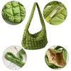 Bag Lattice Pattern Shoulder Large Capacity Ladies Tote Bags Casual Fashion Simple Nylon Quilted Elegant For Weekend Vacation