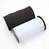 200 Yard/Roll 3/6/8/10mm White Black Elastic Sewing Elastic Band Fiat Rubber Band midjeband Stretch Rope Elastic Ribbon