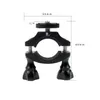 Bike Motorcycle Growbar Mount Holder Clip Bracket Anti-Loose Tube Blamp 1/4 "pour GoPro9 8 Max pour Insta360 One R pour OSMO