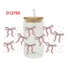 Window Stickers UV DTF Transfer Sticker påsk för 16oz Libbey Glasse Wraps Bottles Cup Can DIY Waterproof Custom DECALS D12412