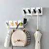 Hooks Creative Piano Wall Mountd Mounts Punch Free Back Back Storage Rack Home Pliant Mat Hat Porch Key Holder Organisateur