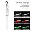 Onderwater duikveiligheidssignaal licht LED fluorescerende stick waarschuwing knipperlichtstang groen/rood/wit