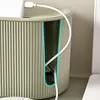 Morandi kleur draad kabel opslagcase organizer doos stofdichte socket plug power line wifi router box thuiskantoor organisatoren