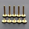 20mm Pure Copper Plane Metal Solid Screw Nail Rivet Luggage Leather Clothing/belt Screw Belt Handmade Key Case Accessories