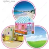 Toy Tents Children Folding Play Tents house Indoor Outdoor Kids Boys house Portable Gifts L410