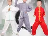 6Color rot/grau/weiß/grün/gelbes Boysgirls Kinder Kung Fu Cloding Anzug Kampfkunst Performance Anzüge Tai Chi Uniformen