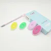 6 Pcs/set Neutral Erasable Pen Special Eraser Elliptical Plastic Eraser Student Study Stationery School Office Supplies 6 Color