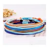 Bedelarmbanden nieuwe wax string geweven mtilayer vriendschap armbandgolf verstelbare gevlochten voor vrouwen meisjes epacket drop levering juwelen dhm9p