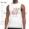Męskie koszulki T-shirt Instaham Cotton Mężczyzna Kobiety Spersonalizowany wzór Instagram Pig Hot Telefon Selfie Piggy Śliczne różowe urocze