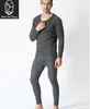 Men's Thermal Underwear Arrival Men Winter Factory Direct Sales O-neck Super Large Undewear MAO Satin Cotton Loose Long Johns Plus Size