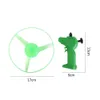 LED Flying Toys Funny Dinosaur Spinning Luminous Pull Wire UFO Light Handle Flash for Kids Outdoor Game 1PC Random Color 240411