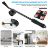 6Pcs Furniture Moving Transport Roller Set Removal Lifting Moving Tool Set Wheel Bar Mover moving Heavy Stuffs Device Hand Tool