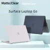 Casos Matte/Clear Caso para Microsoft Surface Laptop 2 3 4 13,5 1769 1867 1958 1950 1868 1951 Laptop de capa de caso GO 1/2 12,4 "Fundas de shell