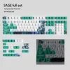 Accessoires Sage KeyCaps Valorant Volledige set Cherry Profile Transparante zijafdrukbrief PBT Dye Sub KeyCaps Game KeyCaps