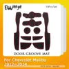 Door Groove Mat Fit For Chevrolet Malibu 2012 2013 2014 Bil Coasters Gummi Gate slot Cup Pad Anti-Dirty Dust Stickers Accessory