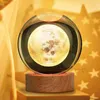 Wall Lamp LED Crystal Ball Night Lights Glowing Planet Galaxy 3D Moon Table USB Atmosphere Decorations Kid Gifts