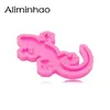 DY1307 Shiny Gecko Snake Cool -Checkain Lylicone Sily Flom, ремесла с эпоксидным искусством DIY DIY Плесень, торт шоколадная кара