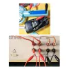 10pcs 50cm Colored Crocodile Clip 28 35 45mm Electrical Wire Test Lead Double Ended Alligator Clip DIY Power Supply Cable Jumper