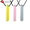 Baby Teething Infant Baby Chewing Pendant Food Grade Teeth Grinding Stick Baby Teether Molar Rod Chewable Silicone