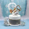 2 -stks zwaanmodel schattig beeldjes verzamelobjecten schattige auto interieur cake top decor voor liefde thema decoratie luxe home decor 240408