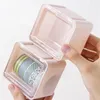 1 pc Washi Tape Organizer Desktop opslagbasker Maskering Tape Dispenser Zonkrommen Opslagcase Zonderijhouder Holder Box Office Supplies