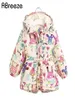 New Autumn Winter children jackets For Girls 17T Graffiti Parkas Hooded coats Baby Girls Warm Outerwear kids Clothing baby Y200831973920