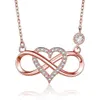 New Fashion 8-line Love Diamond Necklace Japanese and Korean Internet Red Jewelry