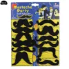 12pcs面白い衣装口ひげパイレートパーティーハロウィーンコスプレ偽の口ひげwhiskerkidアダルトノベルティパーティー用品