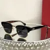 Luxusdesigner Sonnenbrille C0366 Hochwertiges klassisches klassisches Halbrahmen Fashion Leisure Resort Square Herren- und Frauen Sonnenbrillen Touristenstrand