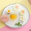 4st Silicone Egg Cooker Poacher Accessories Cooking Egg Boiler Mold Cook Cup Kitchen Cooking Tools Oil Brush Silicone Poacher