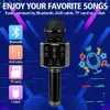 Microfoni Wireless Bluetooth karaoke microfono 5 in 1 altoparlante portatile portatile adatto a tutti gli smartphonesq