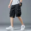 Tooling Shorts Mens Summer Losse Casual Pants in Korean Fashion Hip Hop Multi Pocket Capris