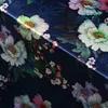 Satin de soie imprimé satin de 118 cm de largeur 19 momme 100% de matériau de couture en soie pour robe d'été
